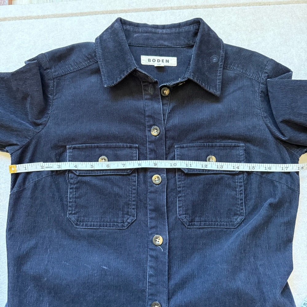 Boden Eloise Corduroy Midi Shirt Dress - Picture 10 of 13